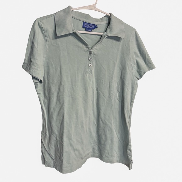 Polo Golf Tops - Pendleton Woolen Mills Size WL Preppy Cozy Collared Polo Golf Shirt